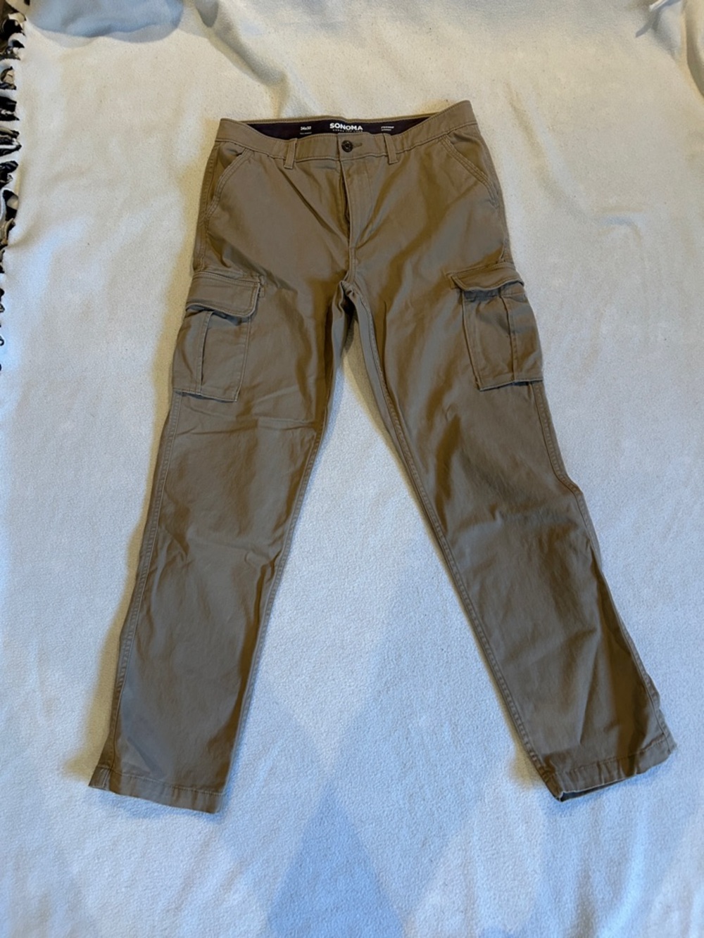 SONOMA Men's Cargo Pants in Khaki Brown